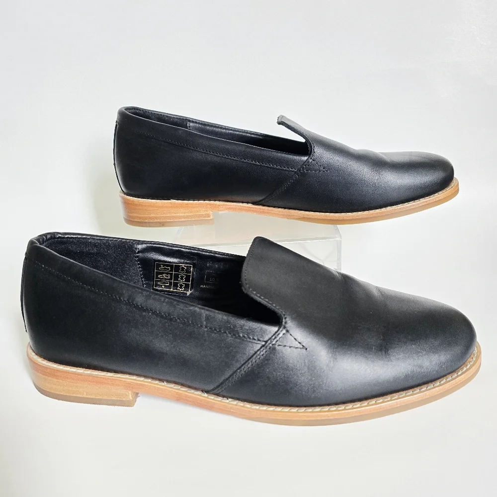 Portland Leather Patina Loafer Women's Black Slip-On Shoe